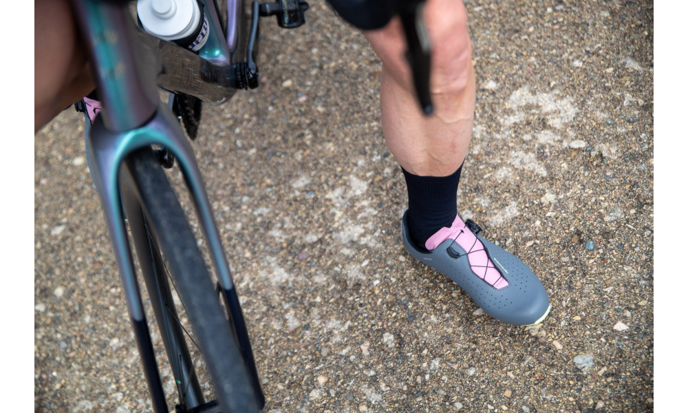 Dviratininko batai Northwave Sonic Plus Road dark grey-dusty malva - 9