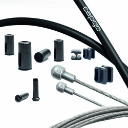 Stabdžių troselių komplektas Capgo BL stainless Shimano/Sram Road black
