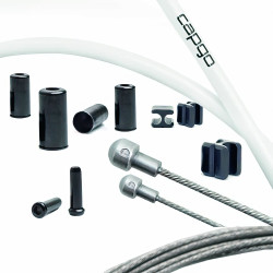 Stabdžių troselių komplektas Capgo BL stainless Shimano/Sram Road white