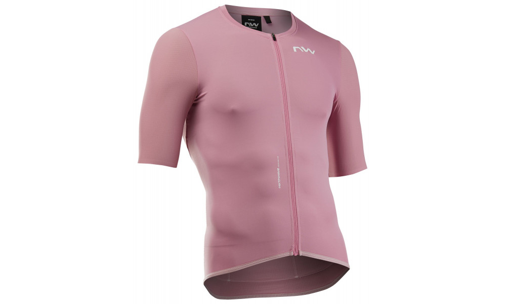 Dviratininko marškinėliai Northwave Essence S/S dusty malva - 1