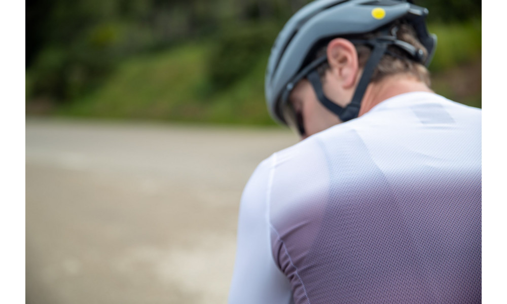 Dviratininko marškinėliai Northwave Blade Air S/S white-dusty malva - 4