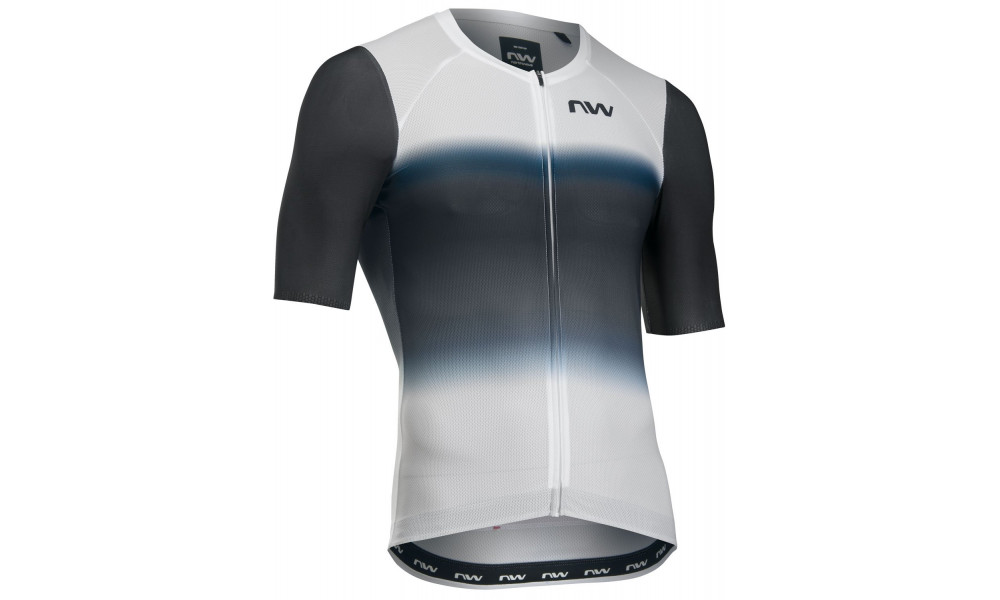 Dviratininko marškinėliai Northwave Blade Air S/S white-black - 1