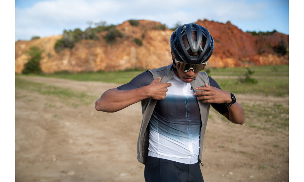 Dviratininko marškinėliai Northwave Blade Air S/S white-black - 3