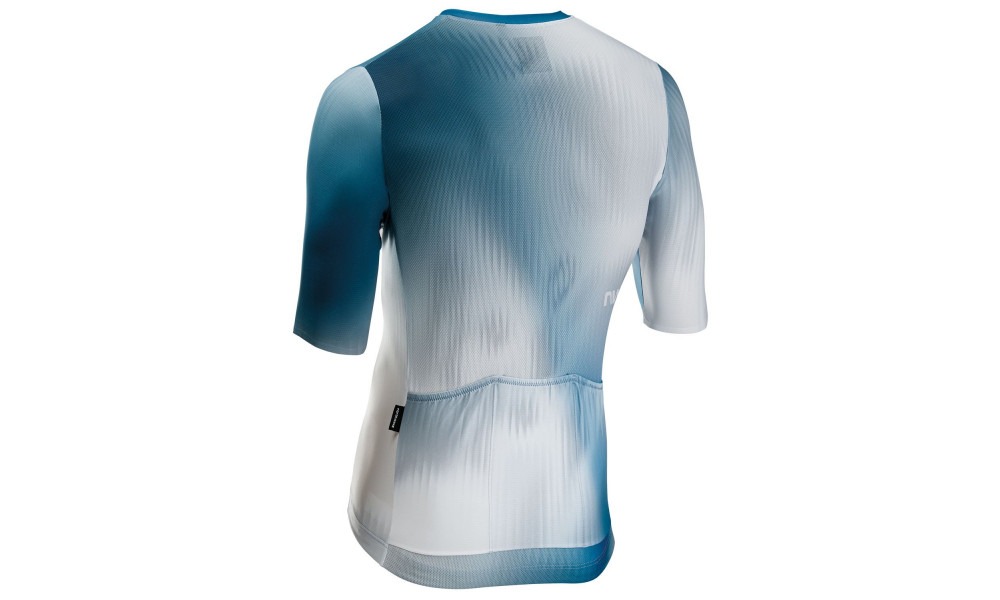 Dviratininko marškinėliai Northwave Blade S/S white-blue - 2