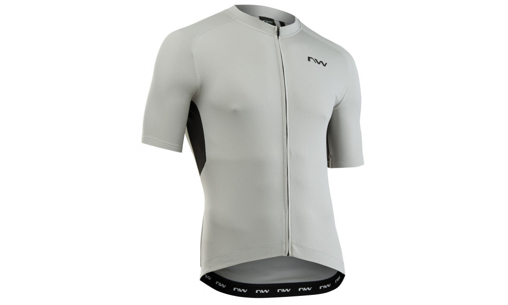Dviratininko marškinėliai Northwave Force 2 S/S light grey - 1