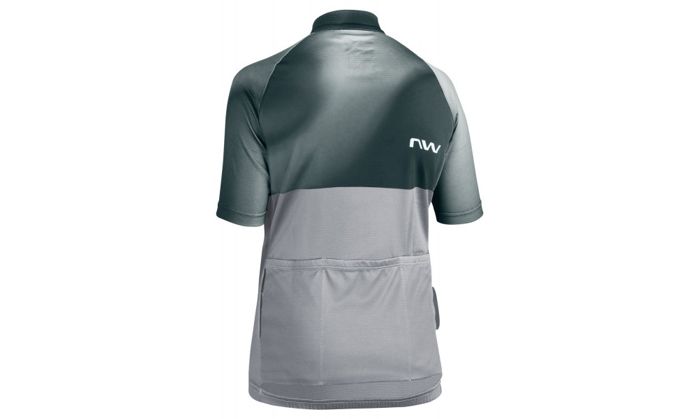 Dviratininko marškinėliai Northwave Force EVO Junior S/S light grey - 2