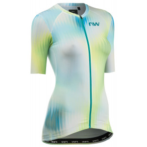 Dviratininko marškinėliai Northwave Blade WMN S/S green-matcha