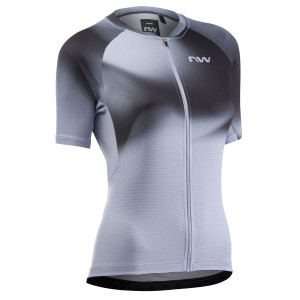 Dviratininko marškinėliai Northwave Force EVO WMN S/S ice grey