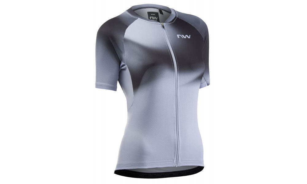 Dviratininko marškinėliai Northwave Force EVO WMN S/S ice grey 