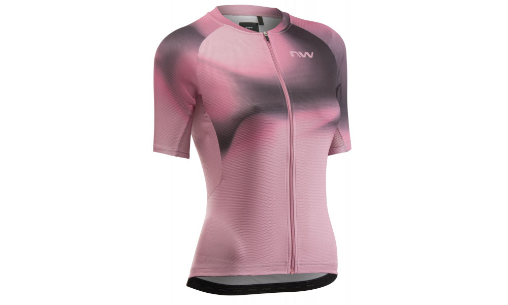 Dviratininko marškinėliai Northwave Force EVO WMN S/S dusty malva 