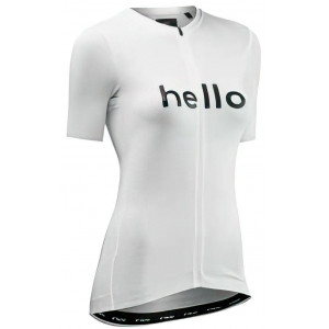 Dviratininko marškinėliai Northwave Blade Hello Goodbye WMN S/S white