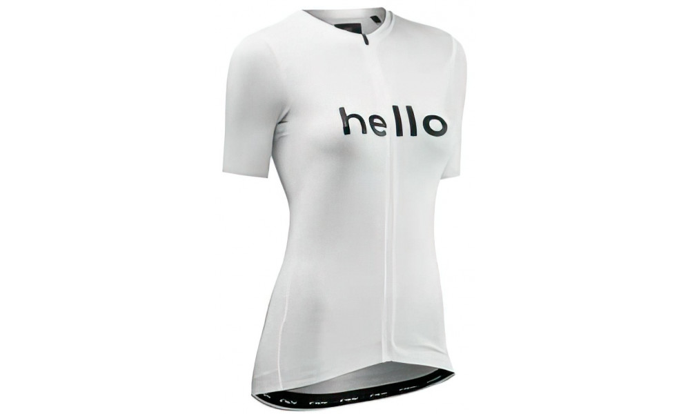 Dviratininko marškinėliai Northwave Blade Hello Goodbye WMN S/S white - 1