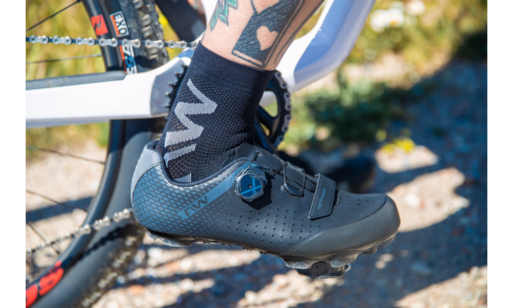 Kojinės Northwave Extreme Air Mid black-grey - 4