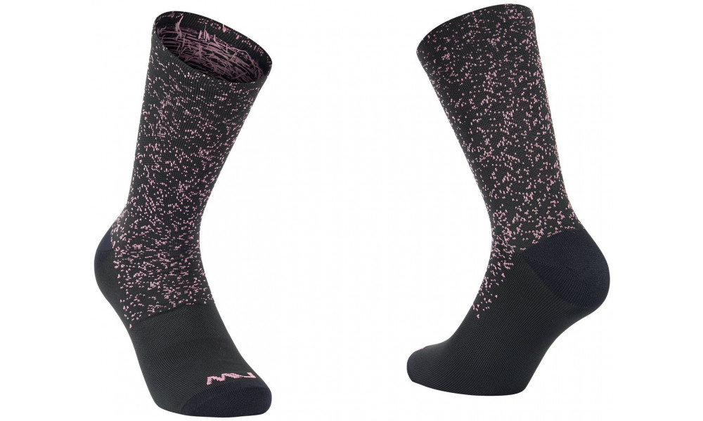 Kojinės Northwave Startdust black-malva 