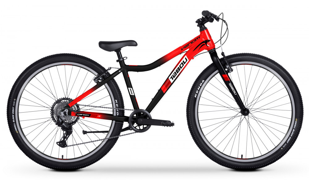 Dviratis Tabou Venom Lite 27.5 red-black 
