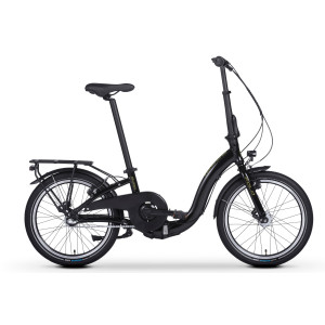 Dviratis Tabou Fold Easi black-gold