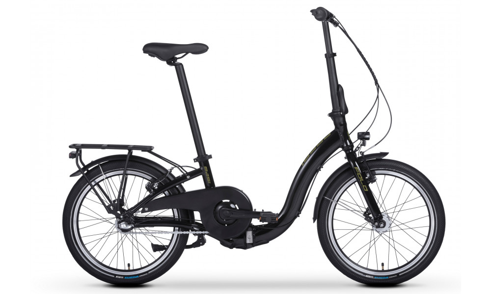 Dviratis Tabou Fold Easi black-gold 