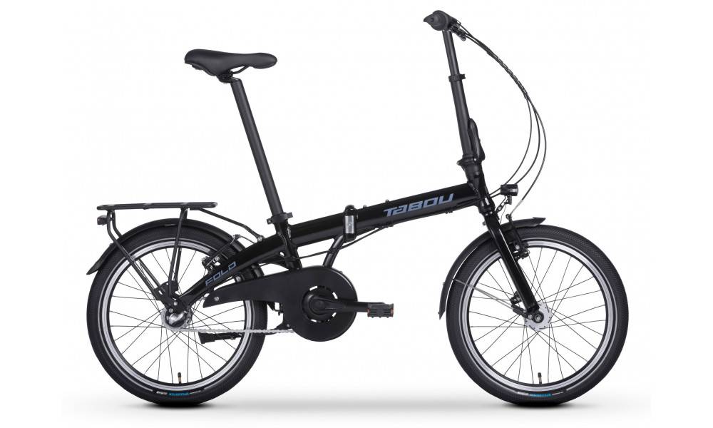 Dviratis Tabou Fold Urban black-silver 