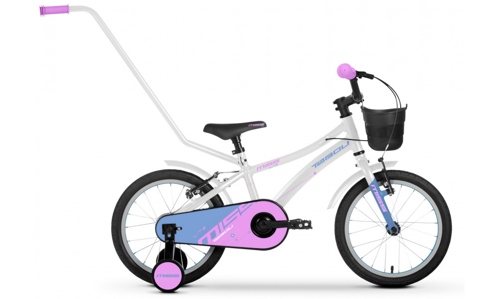 Dviratis Tabou Miss Lite 18 white-blue 