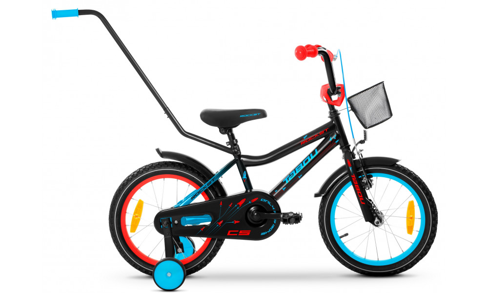 Dviratis Tabou Rocket CS Alu 14 black-blue 
