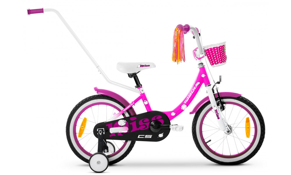 Dviratis Tabou Miss CS 14 pink-white 