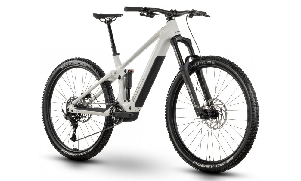 Elektrinis dviratis Raymon Airok Pure 29" 400 2026 star white-brushed black - 2