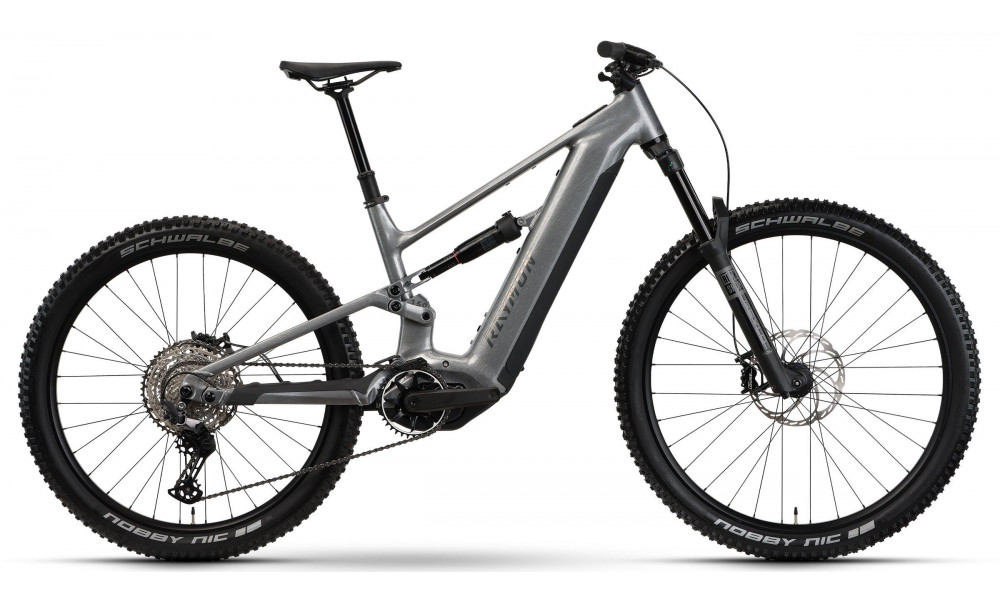 Elektrinis dviratis Raymon Ravor Comp 29"-27.5" 840 2026 darksilver marble - 1