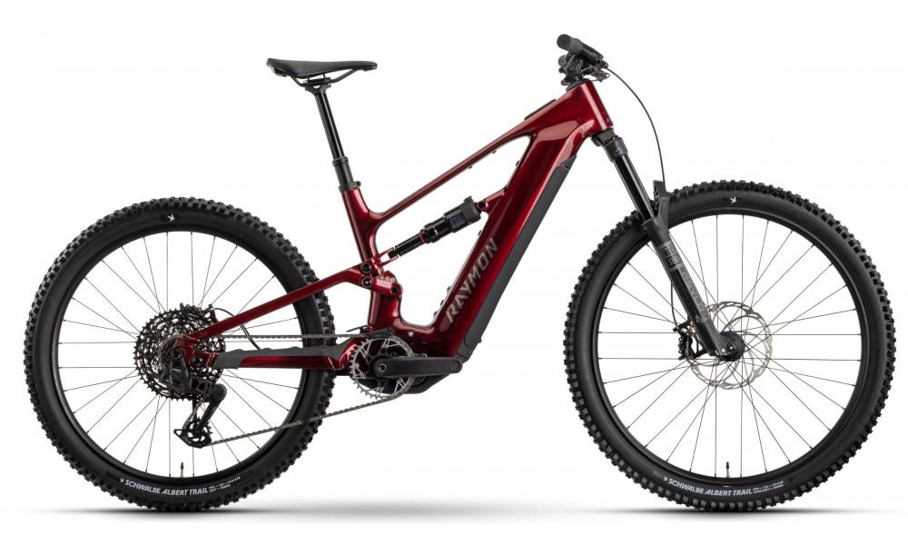 Elektrinis dviratis Raymon Ravor Pro 29"-27.5" 840 2026 rubyred - 1