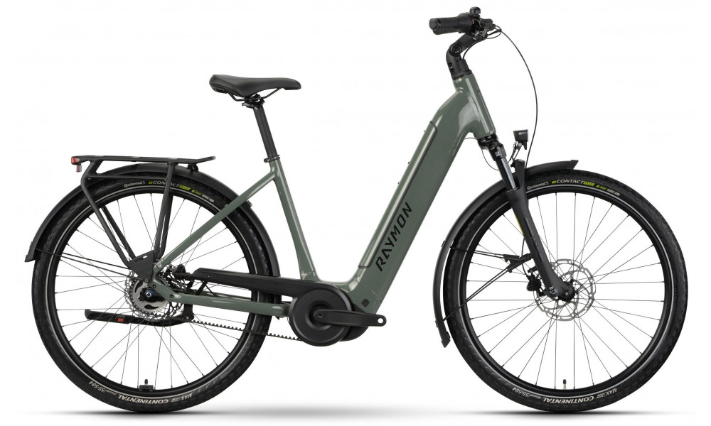 Elektrinis dviratis Raymon Metmo Comp 27.5" 600 Easy Entry 2026 highland green - 1