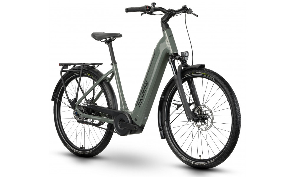 Elektrinis dviratis Raymon Metmo Comp 27.5" 600 Easy Entry 2026 highland green - 2