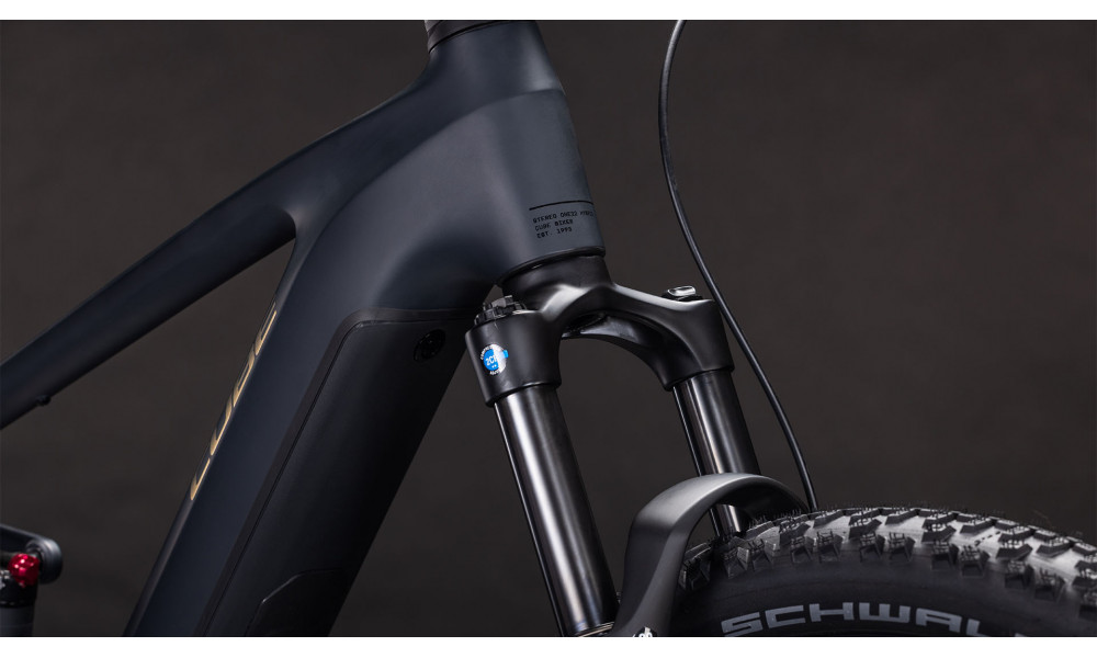 Elektrinis dviratis Cube Stereo Hybrid ONE22 Pro 600 27.5 night'n'chrome 2026 - 2