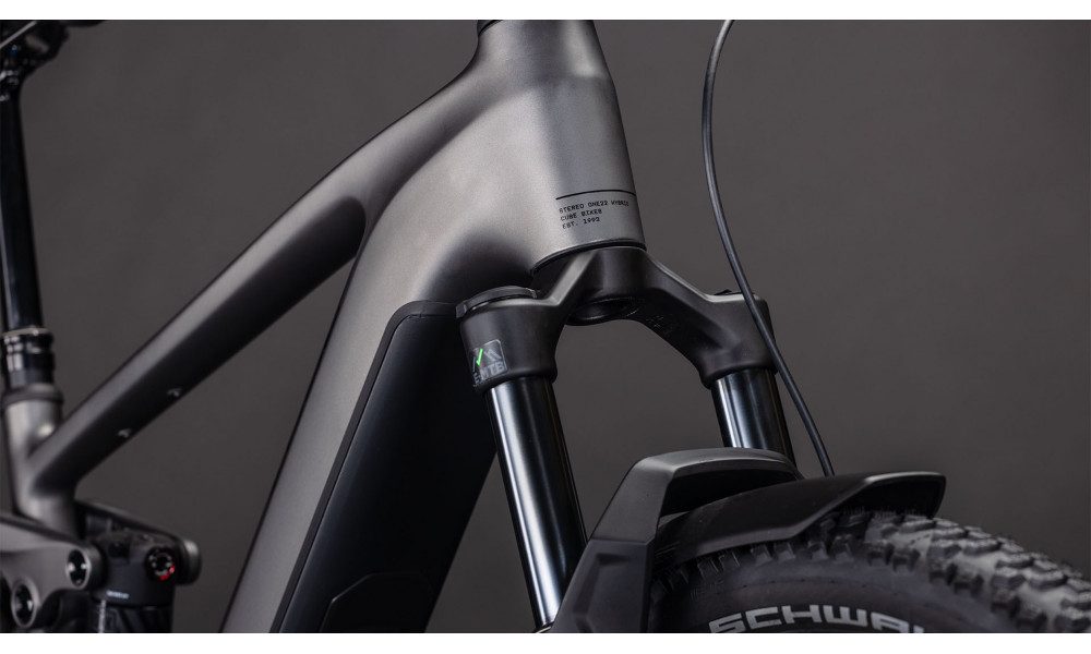 Elektrinis dviratis Cube Stereo Hybrid ONE22 Race 800 FE 27.5 slabgrey'n'chrome 2026 - 2