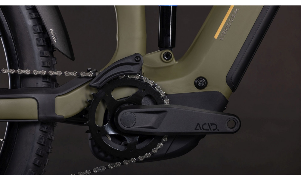 Elektrinis dviratis Cube Stereo Hybrid ONE44 Pro 800 27.5 dustyolive'n'gold 2026 - 3