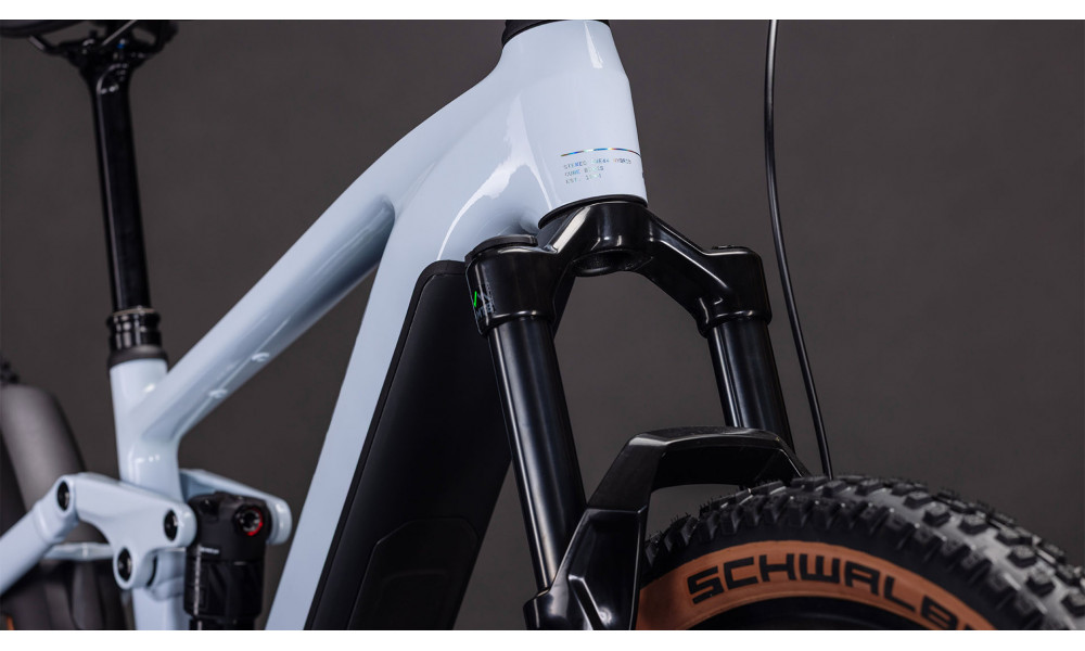 Elektrinis dviratis Cube Stereo Hybrid ONE44 EX 800 27.5 iceblue'n'prism 2026 - 2