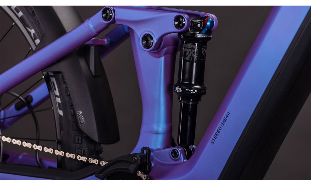 Elektrinis dviratis Cube Stereo Hybrid ONE44 EXC 800 27.5 blueiris'n'black 2026 - 2