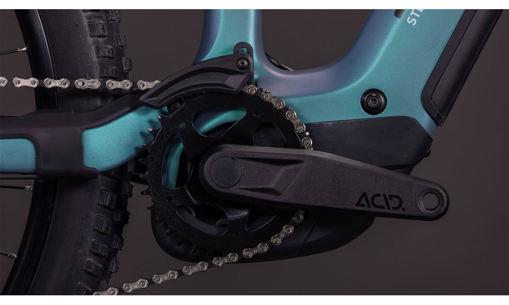 Elektrinis dviratis Cube Stereo Hybrid ONE44 HPC Race 800 29 smaragdgrey'n'prism 2026 - 4