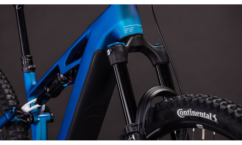 Elektrinis dviratis Cube Stereo Hybrid ONE44 HPC SLX 800 27.5 nebula'n'white 2026 - 2