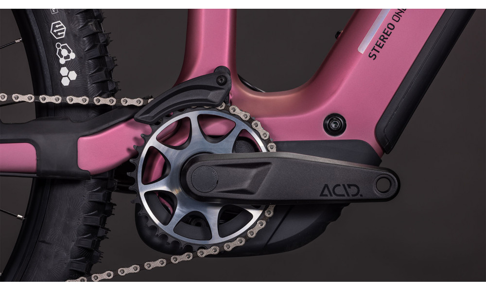 Elektrinis dviratis Cube Stereo Hybrid ONE44 HPC SLX 800 27.5 shiftblush'n'art 2026 - 2