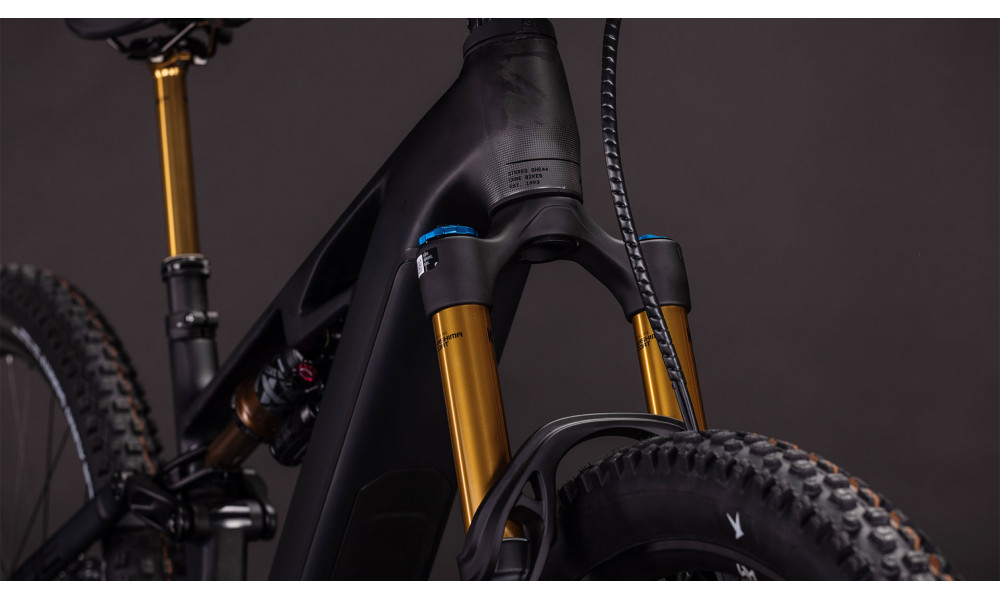 Elektrinis dviratis Cube Stereo Hybrid ONE44 HPC AT 800 27.5 carbon'n'gold 2026 - 2