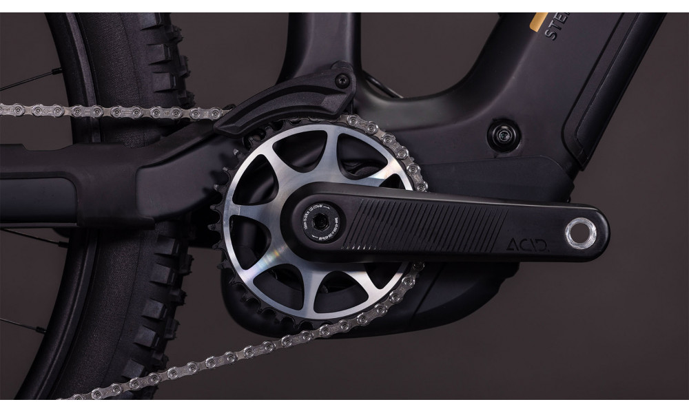 Elektrinis dviratis Cube Stereo Hybrid ONE44 HPC AT 800 27.5 carbon'n'gold 2026 - 4