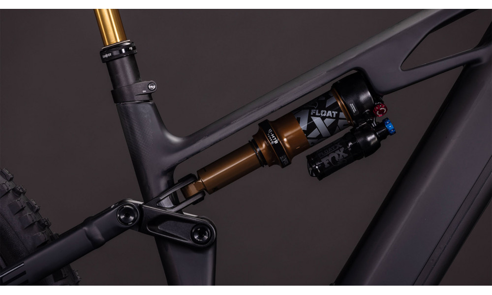 Elektrinis dviratis Cube Stereo Hybrid ONE44 HPC AT 800 27.5 carbon'n'gold 2026 - 5