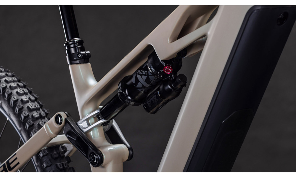 Elektrinis dviratis Cube Stereo Hybrid ONE77 HPC SLX 800 29x27.5 glintsand'n'black 2026 - 2