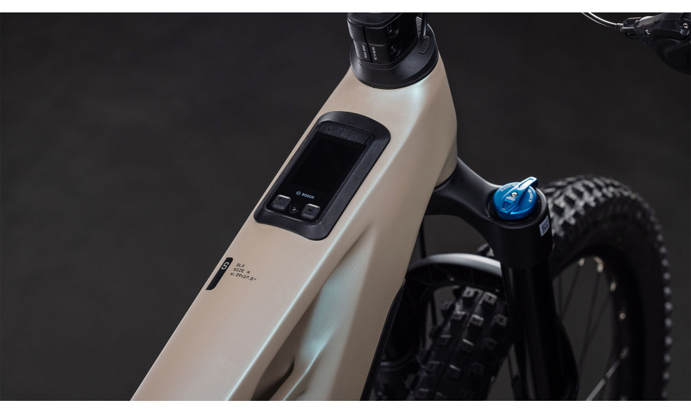 Elektrinis dviratis Cube Stereo Hybrid ONE77 HPC SLX 800 29x27.5 glintsand'n'black 2026 - 6