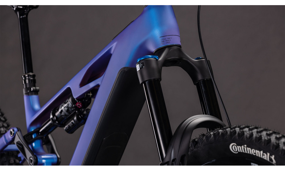 Elektrinis dviratis Cube Stereo Hybrid ONE77 HPC SLX 800 29x27.5 blueiris'n'black 2026 - 2