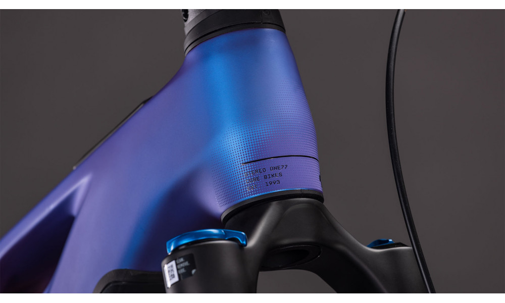 Elektrinis dviratis Cube Stereo Hybrid ONE77 HPC SLX 800 29x27.5 blueiris'n'black 2026 - 6