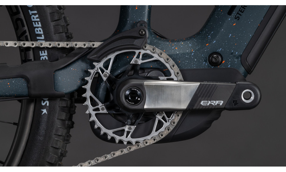 Elektrinis dviratis Cube Stereo Hybrid ONE77 HPC SLT 800 29x27.5 galaxy'n'orange 2026 - 4