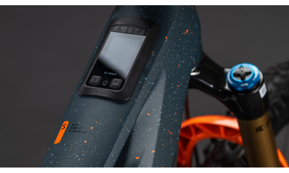 Elektrinis dviratis Cube Stereo Hybrid ONE77 HPC SLT 800 29x27.5 galaxy'n'orange 2026 - 6