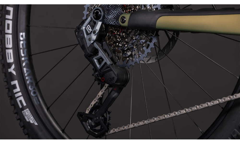 Elektrinis dviratis Cube AMS Hybrid ONE44 C:68X TM 400X 29 reedgreen'n'matrix 2026 - 2