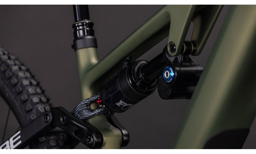 Elektrinis dviratis Cube AMS Hybrid ONE77 C:62 TM 600X 29x27.5 reedgreen'n'matrix 2026 - 2