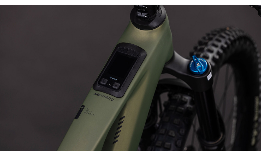 Elektrinis dviratis Cube AMS Hybrid ONE77 C:62 TM 600X 29x27.5 reedgreen'n'matrix 2026 - 7